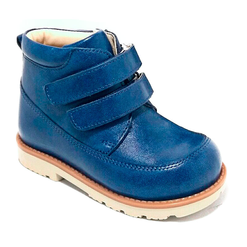 Ботинки Мега Ортопедик утепленные для мальчиков 352-01 68 синие.
